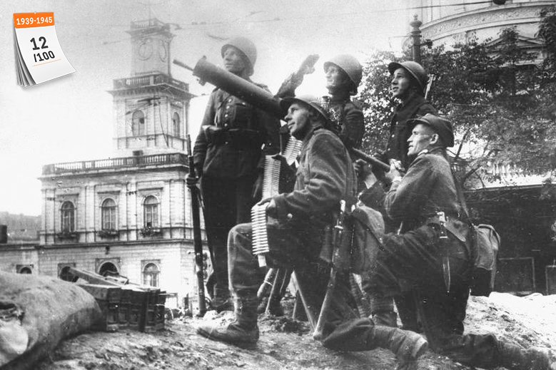 II wojna światowa pochłonęła od 50 do 80 mln istnień. Na zdjęciu żołnierze polscy z jednostki artylerii przeciwlotniczej w rejonie Dworca Głównego podczas Obrony Warszawy w pierwszych dniach września 1939