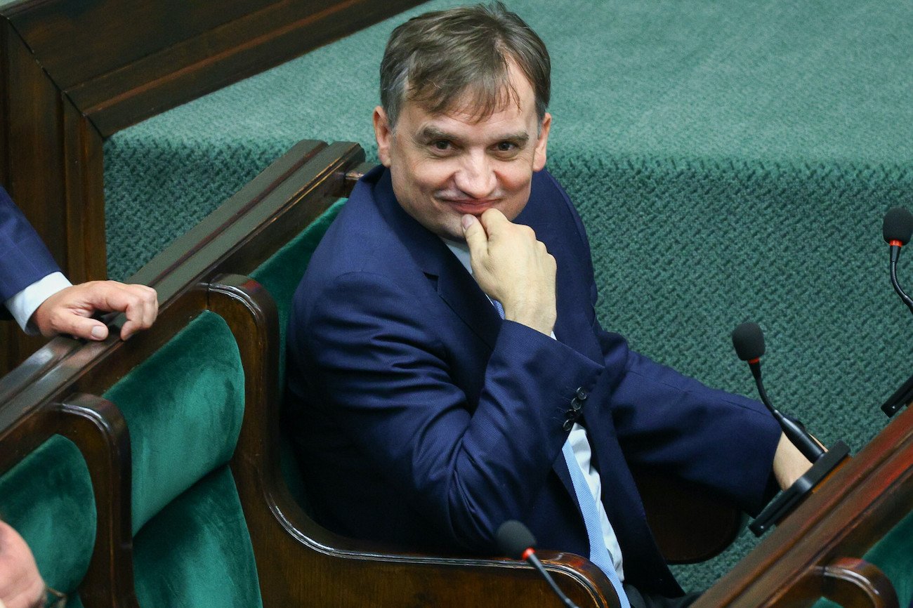 Zbigniew Ziobro, minister sprawiedliwości i prokurator generalny, w Sejmie w dniu przegłosowania nowelizacji ustawy o Służbie Więziennej (22.07.2022).