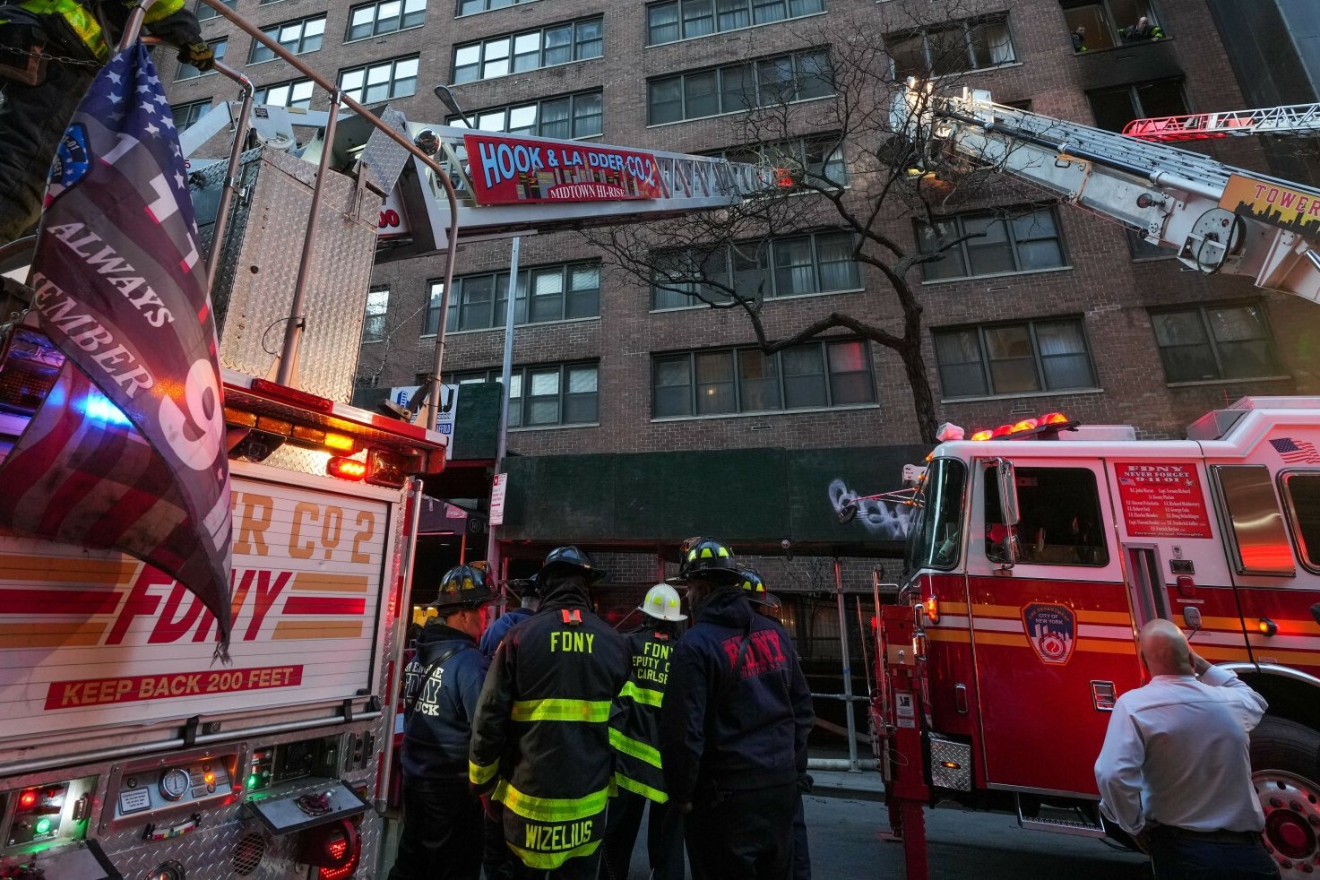 Straż pożarna w Nowym Jorku. Zdjęcie ilustracyjne.