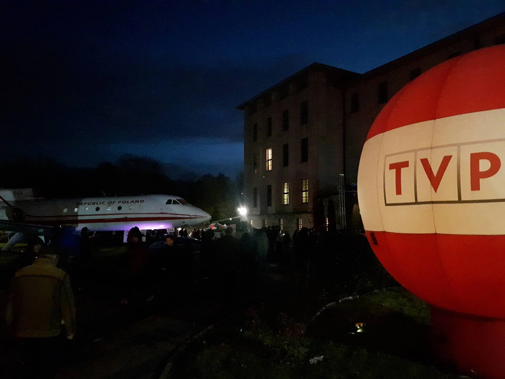Na miejscu była także Telewizja Polska.