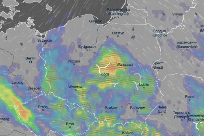 Ostrzeżenia wydano w 15 województwach.