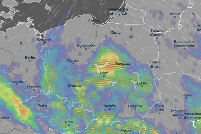 Ostrzeżenia wydano w 15 województwach.