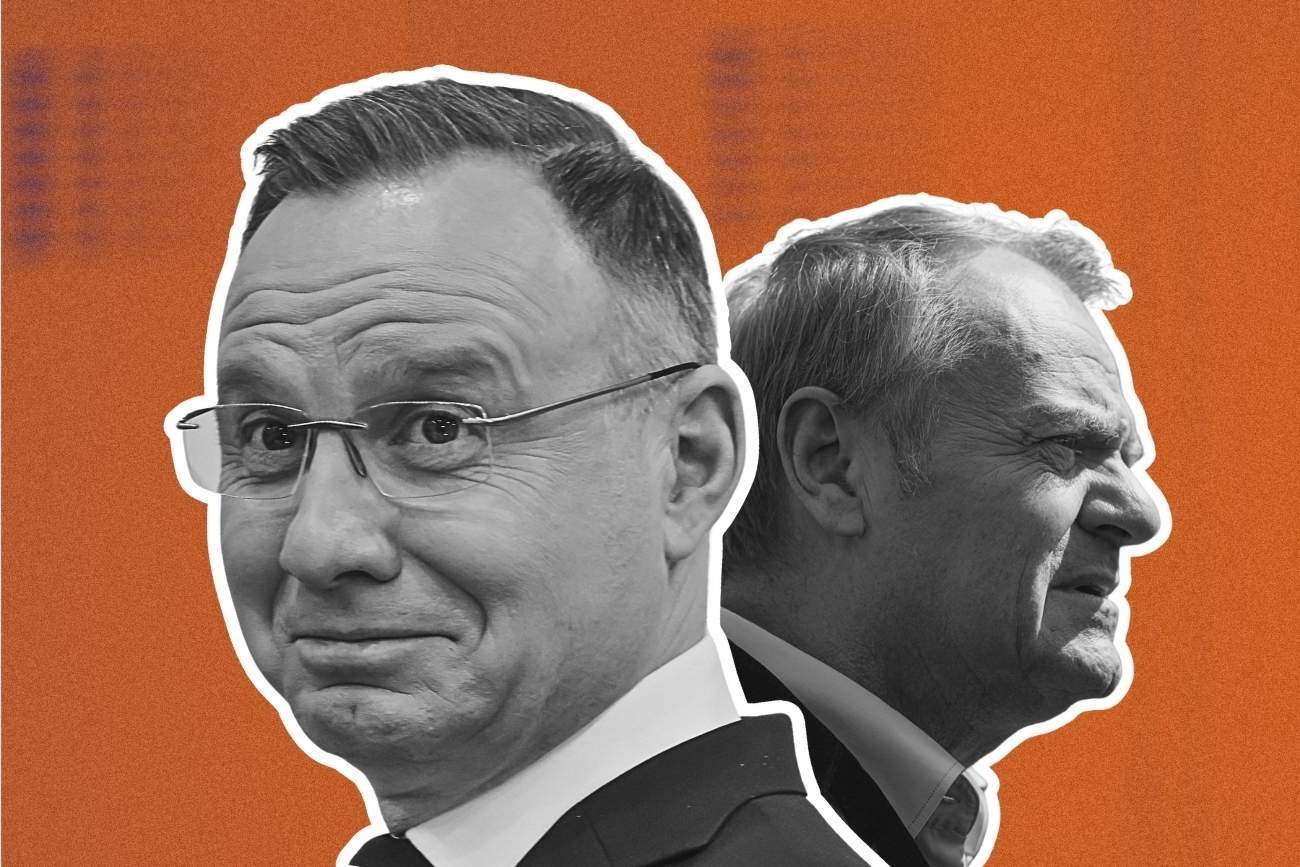 Duda kłóci się z Tuskiem, ale przy okazji... reklamuje swoją książkę.