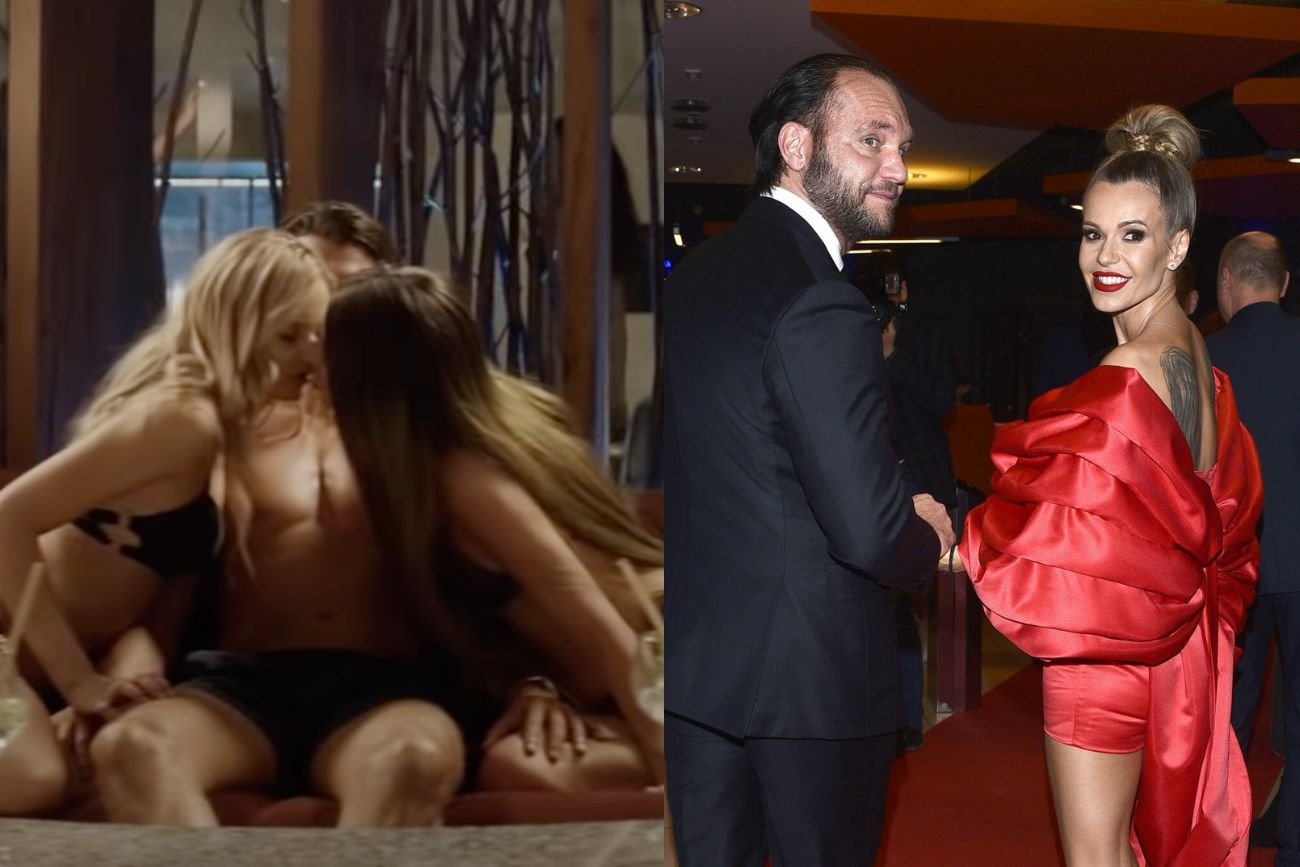 Producenci filmu "Dziewczyny z Dubaju" – Emil Stępień i Dorota "Doda" Rabczewska.