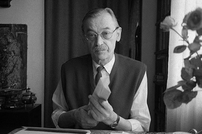 Na zdjęciu nieżyjący już Erazm Ciołek. Zmarł w wieku 75 lat