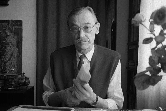 Na zdjęciu nieżyjący już Erazm Ciołek. Zmarł w wieku 75 lat