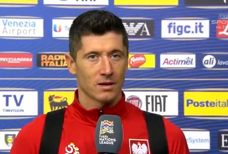Lewandowski narzekał na jakość treningu reprezentacji.