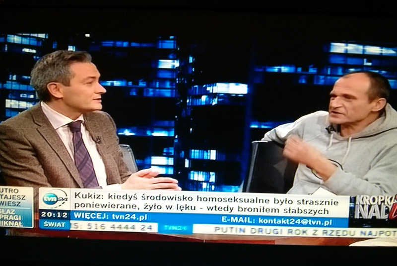 Biedroń i Kukiz: panowie chyba mieli się poróżnić, ale przez pierwsze kilkanaście minut zgadzali się ze sobą.