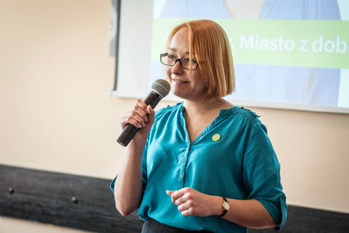 Małgorzata Tracz, przewodnicząca Zielonych, wystartuje z listy Koalicji Obywatelskiej.