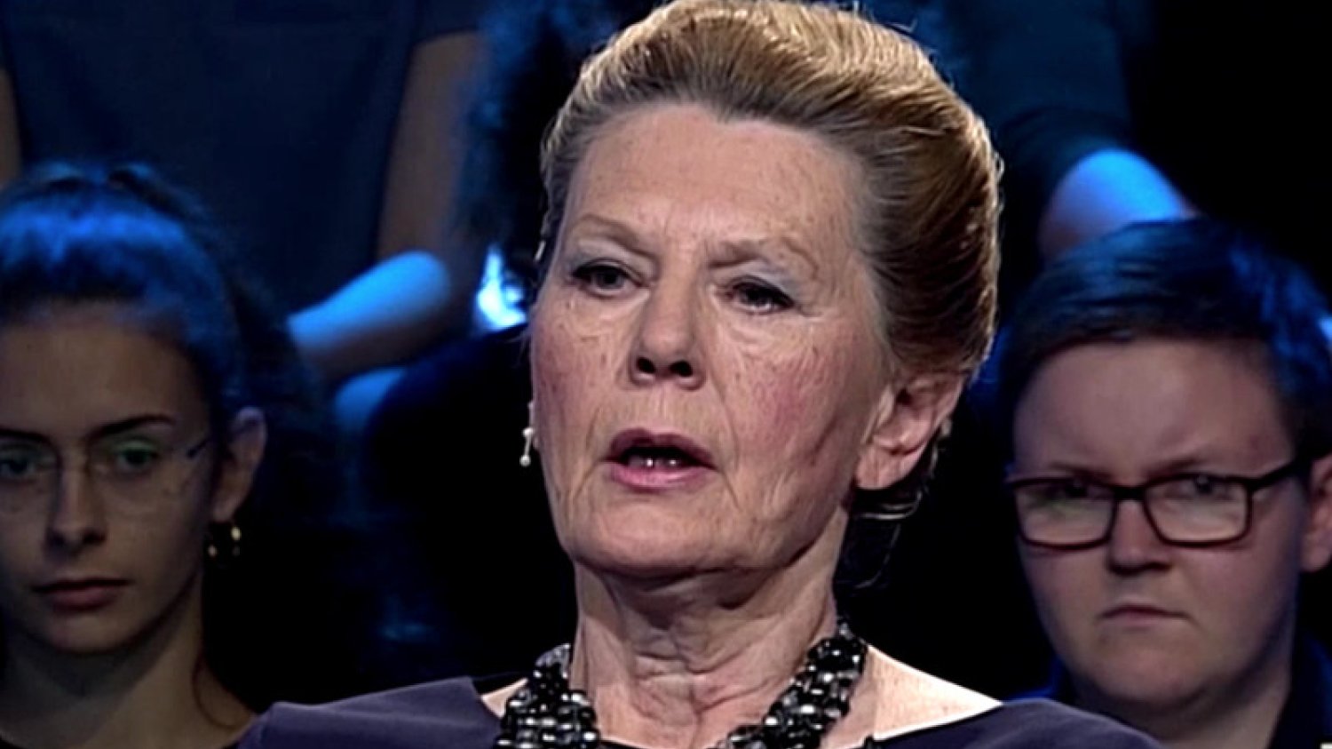 Ewa Kochanowska, wdowa po Januszu Kochanowskim, w programie  TVP Info "Bez Retuszu".