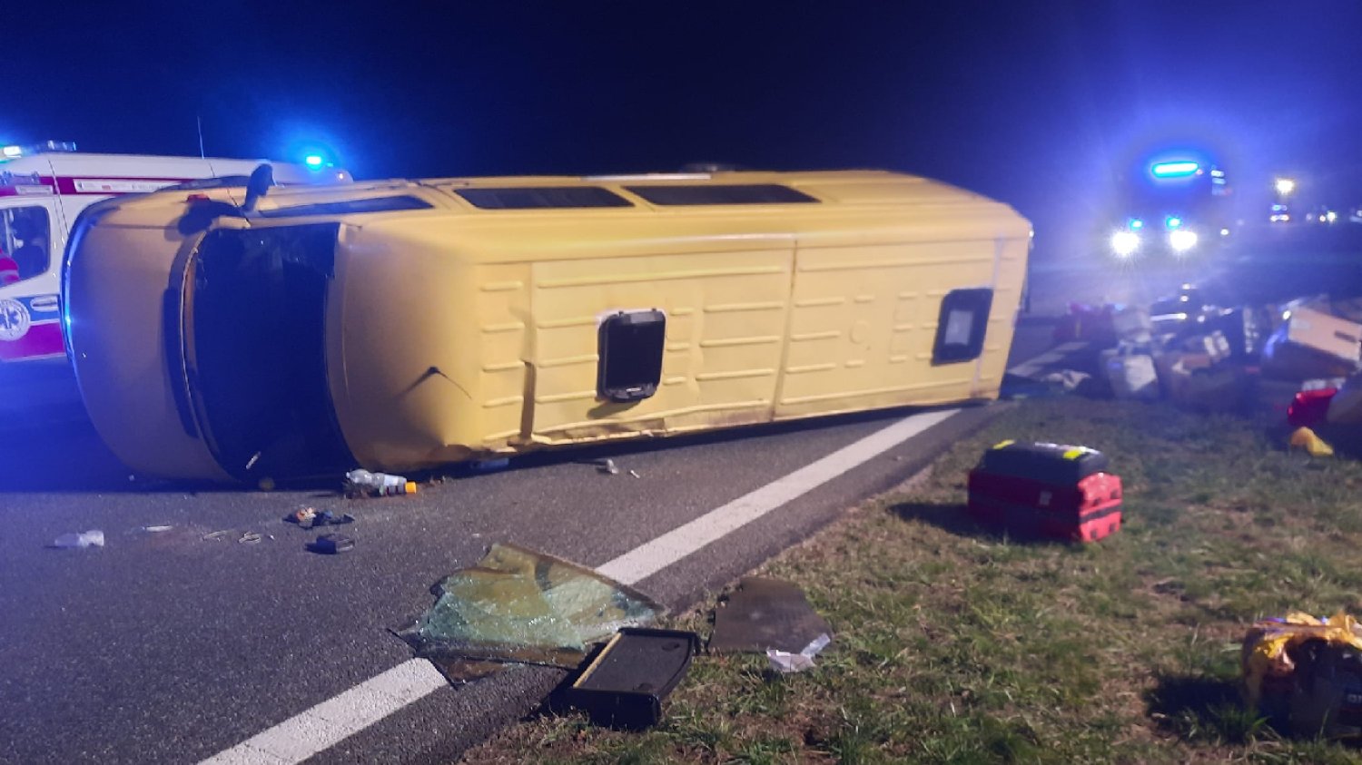 Tarnów. Dramatyczne sceny na A4. Nie żyje 13-letni chłopiec