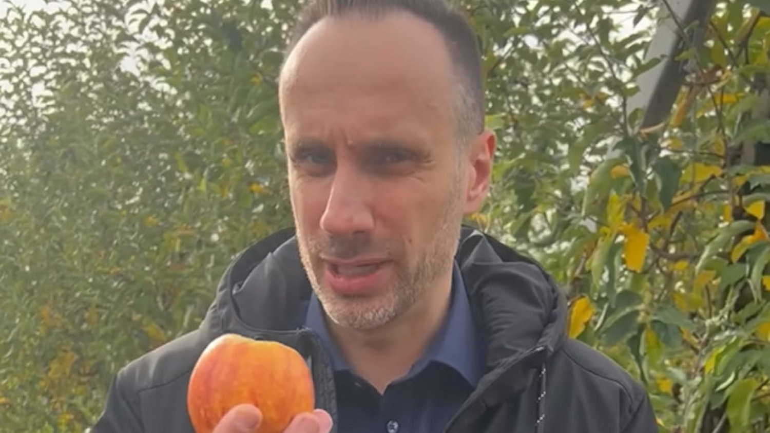 Janusz Kowalski na poważnie wziął się za rolnictwo? Nagrał filmik o jakości jabłek