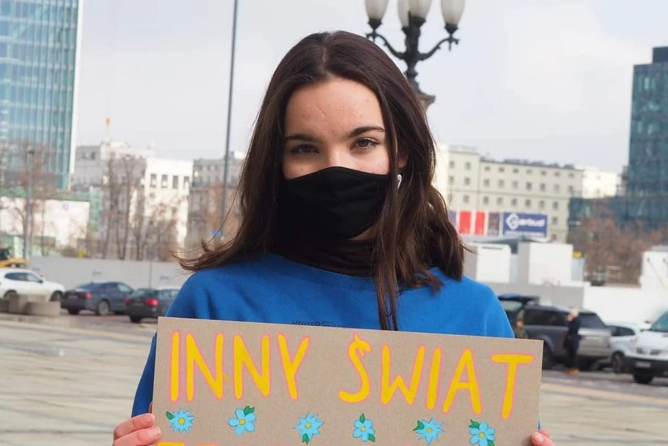 Lucy Kudła (Młodzieżowy Strajk Klimatyczny Warszawa)