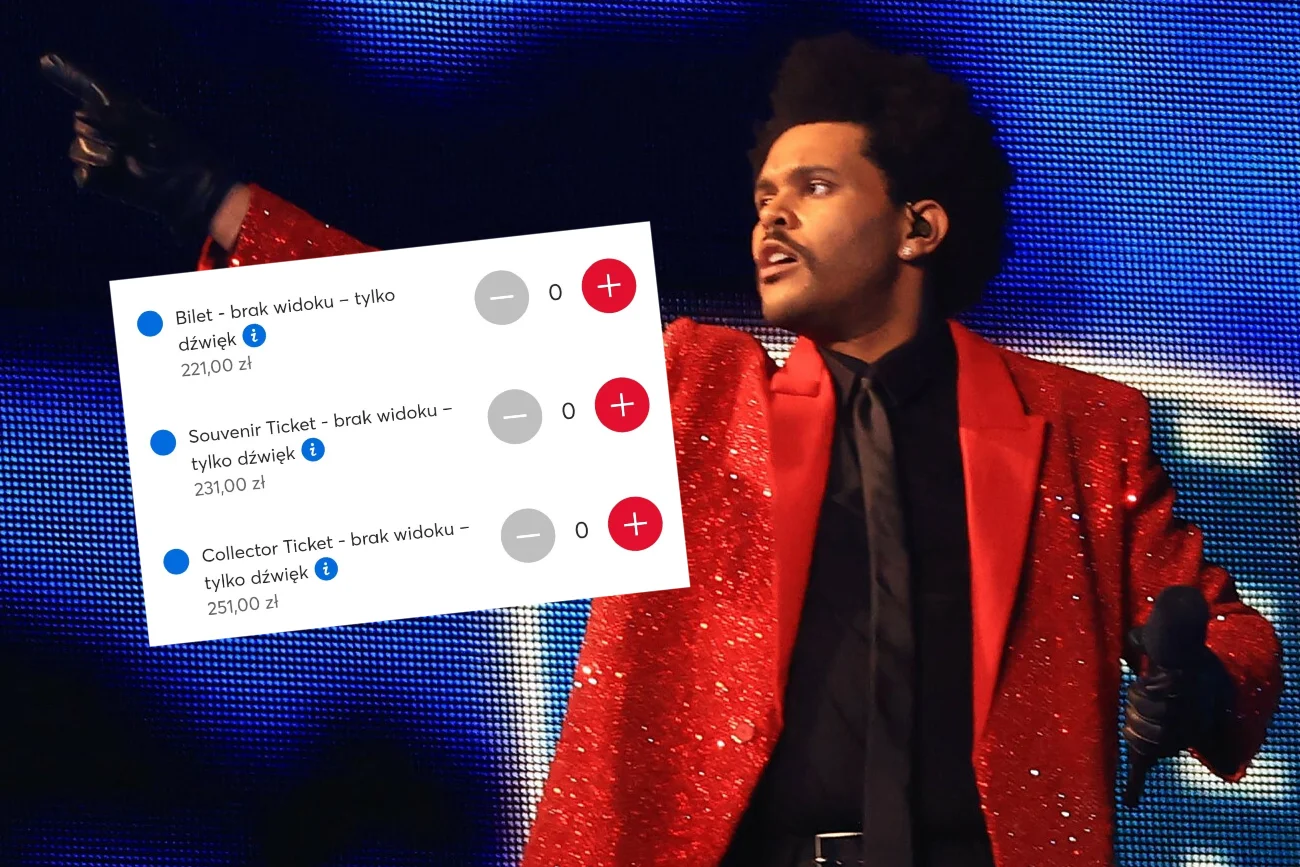 Na koncert The Weeknd w Polsce są sprzedawane bilety bez widoku na scenę. Na koncert The Weeknd w Polsce są sprzedawane bilety bez widoku na scenę.