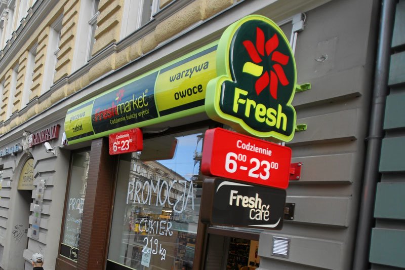 Bulwersująca "akcja" zbiórki pieniędzy w jednym z gdańskim sklepów sieci Freshmarket.