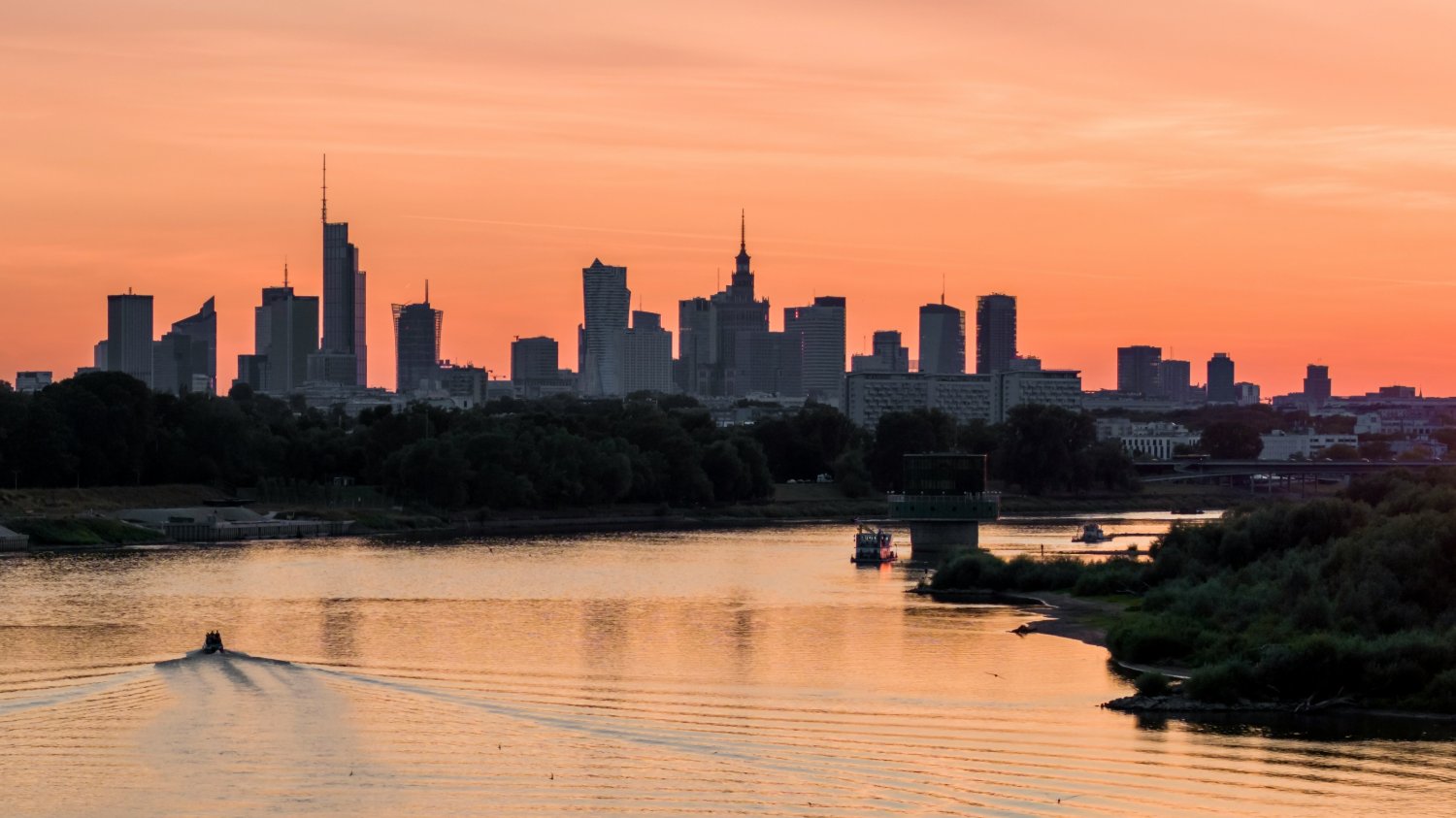 Wisła w Warszawie.
