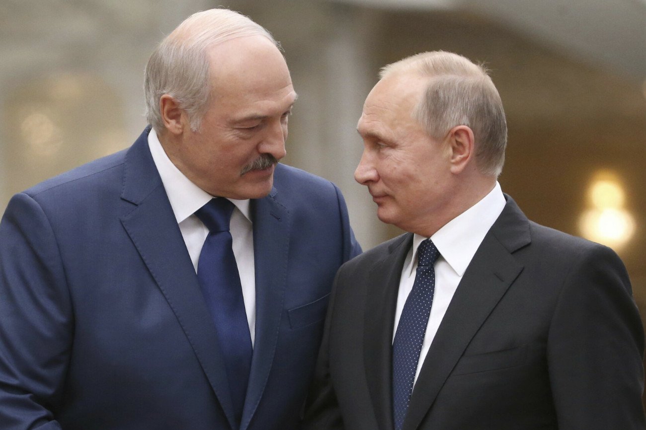 Alaksandr Łukaszenka i Władimir Putin