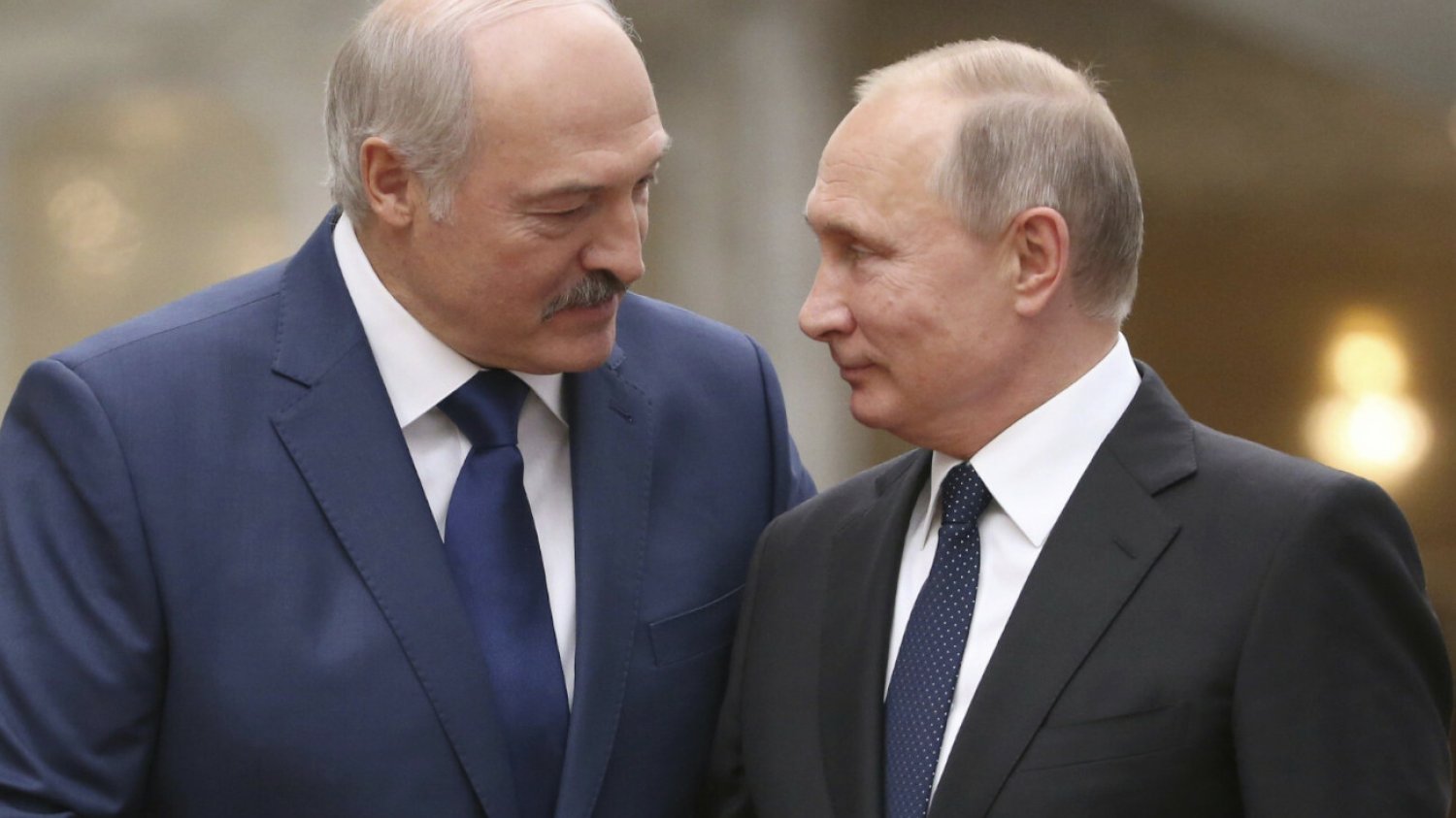 Alaksandr Łukaszenka i Władimir Putin