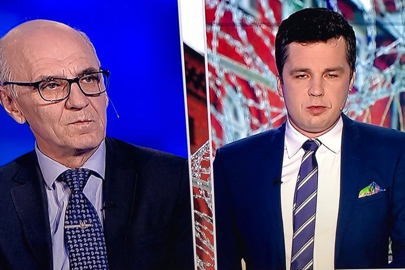 Na antenie TVP Info pojawił się pasek szkalujący Lecha Wałęsę.