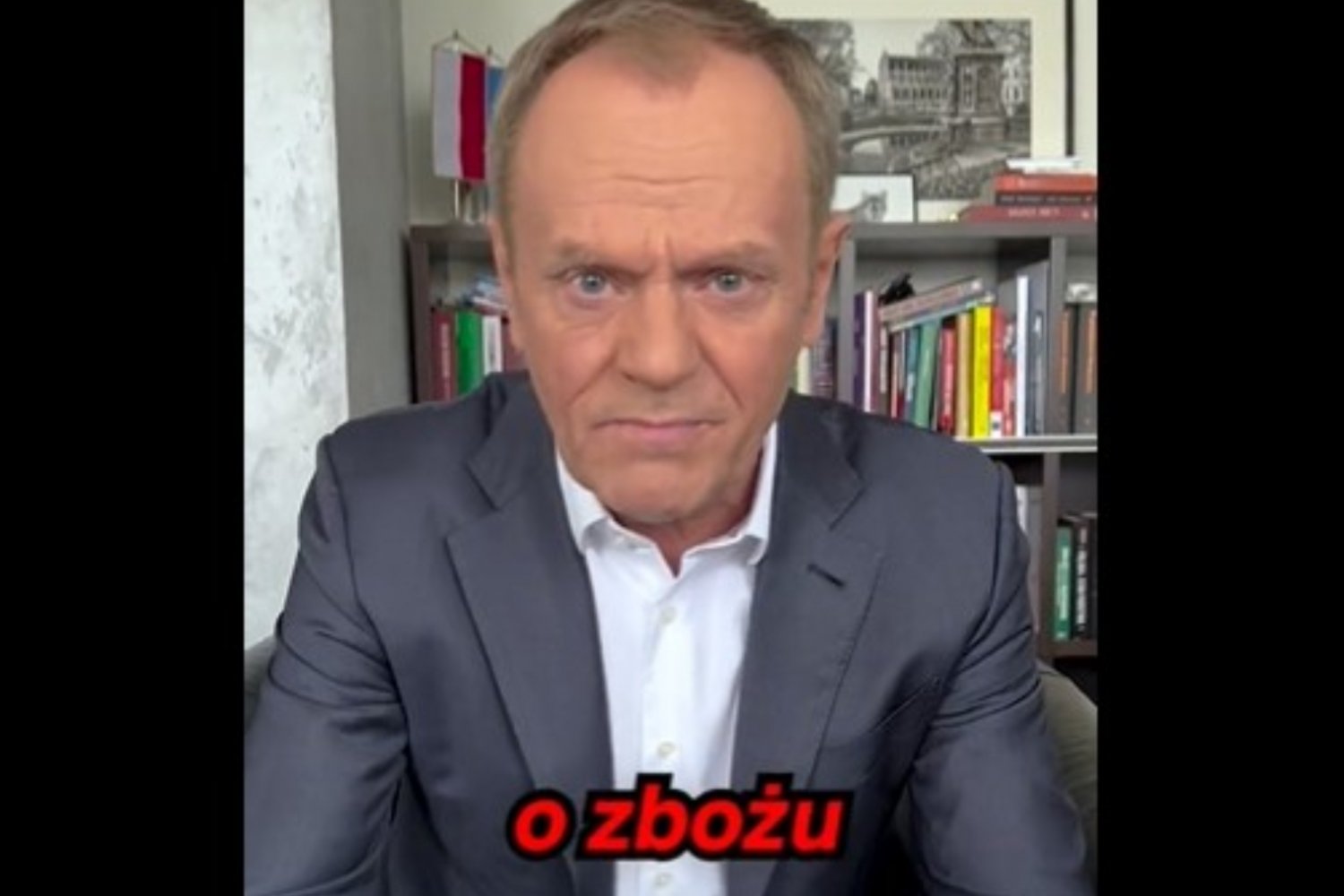 Lider PO skomentował kryzys ze zbożem z Ukrainy.