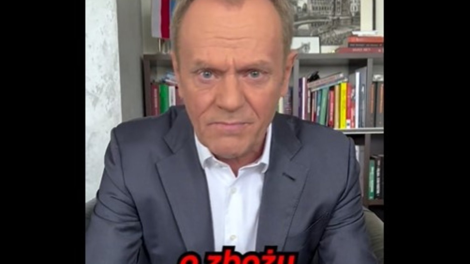 Lider PO skomentował kryzys ze zbożem z Ukrainy.