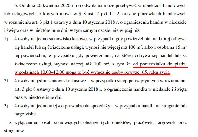 Od 20 kwietnia wchodzą w życie zmiany dotyczące handlu w sklepach.