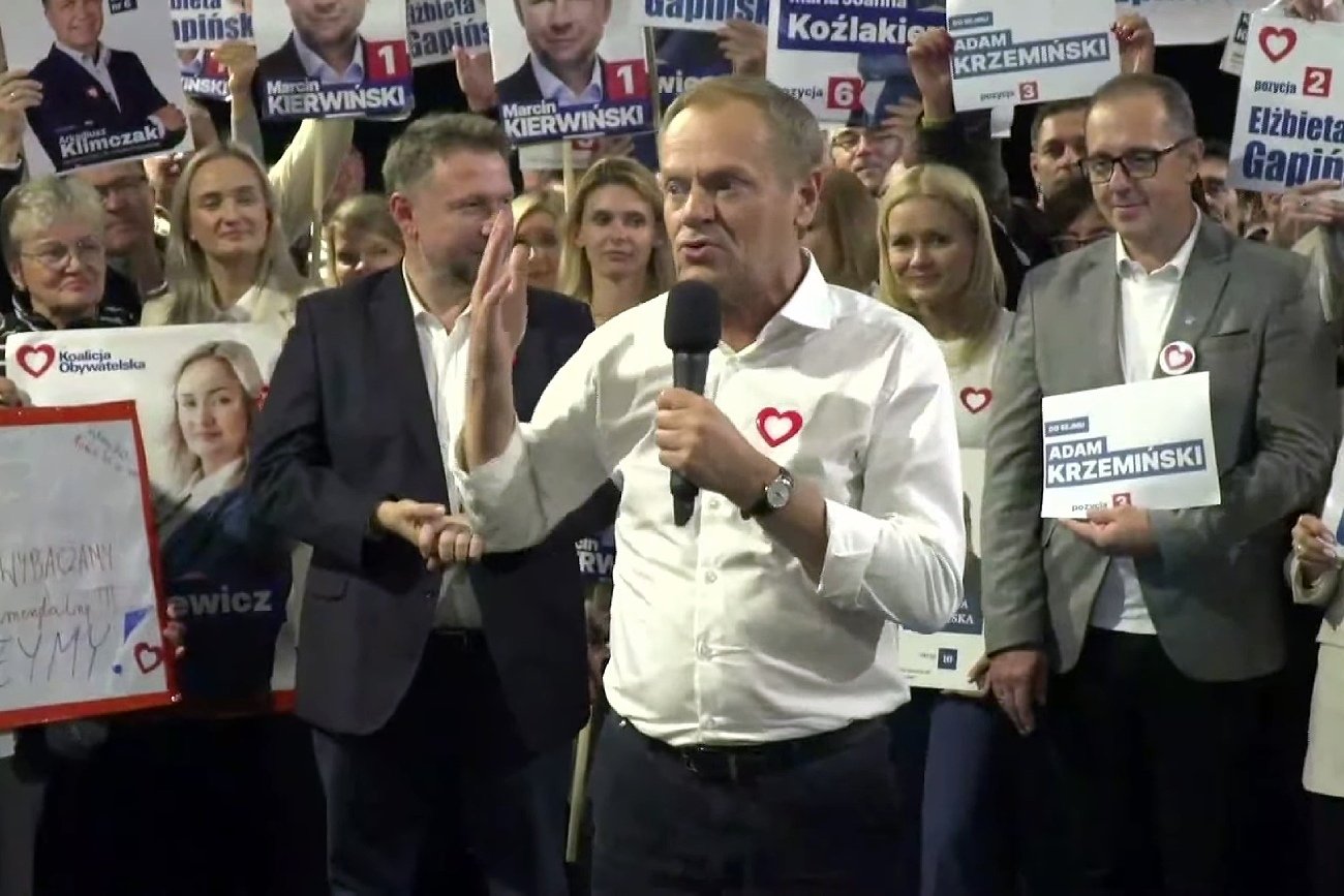 Tusk kończy kampanię takimi słowami. Ważne przesłanie lidera opozycji
