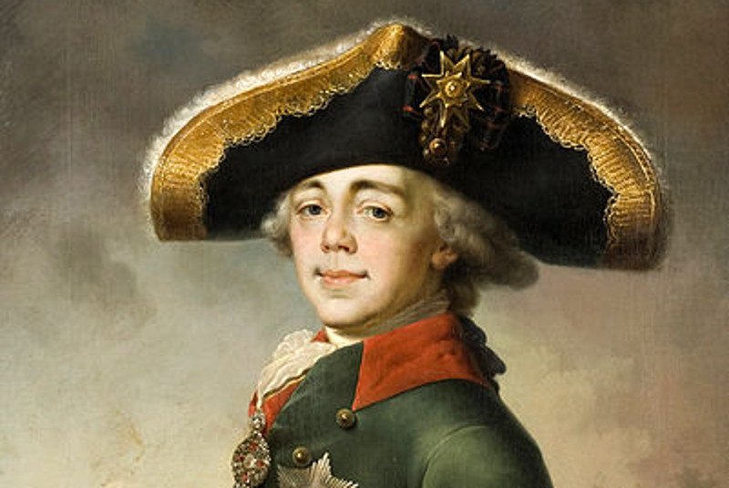 Car Paweł I, obraz Władimira Borowikowskiego.