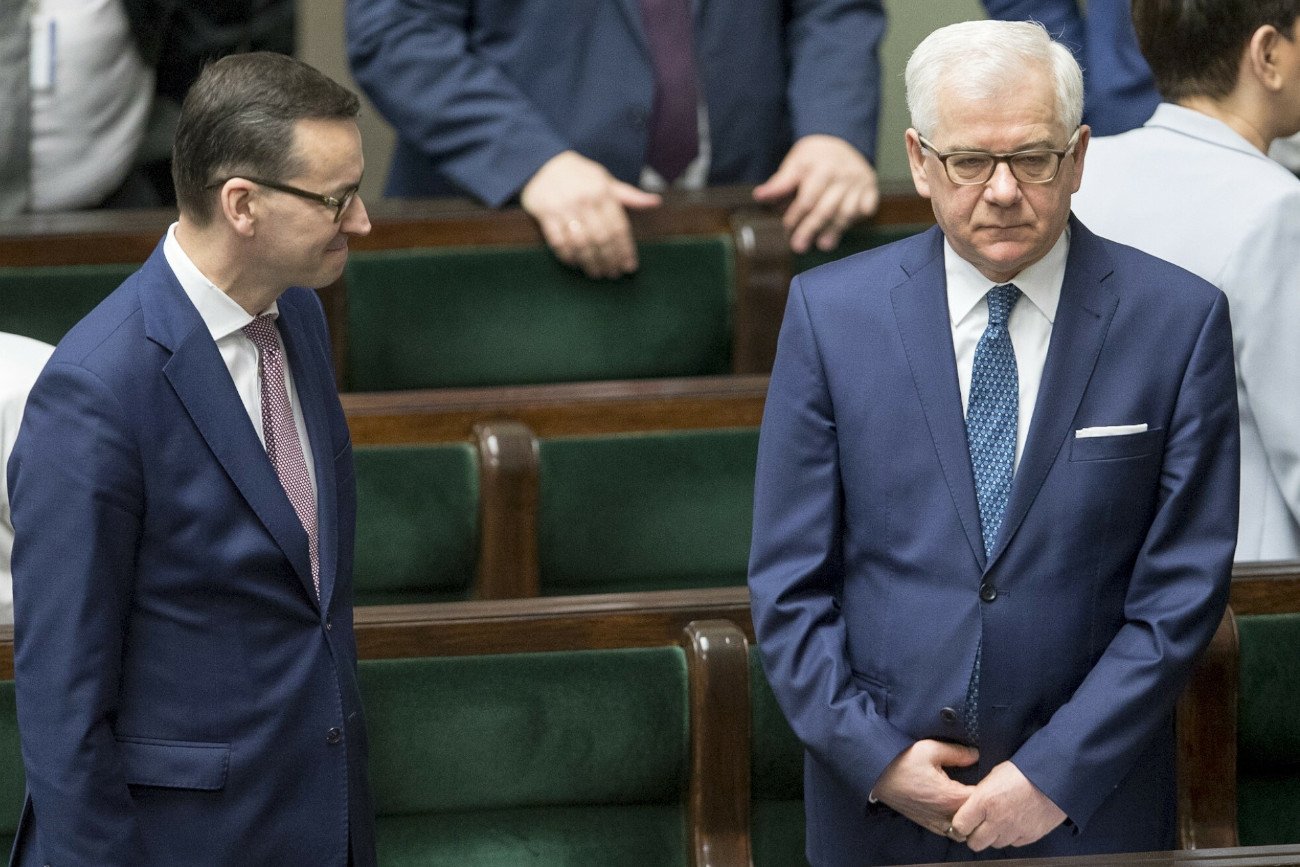 Mateusz Morawiecki i Jacek Czaputowicz