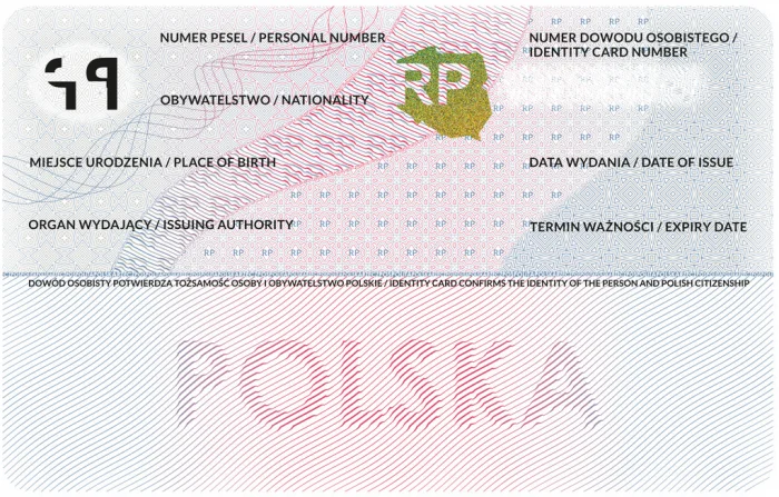 Tak wygląda tył nowego dowodu osobistego