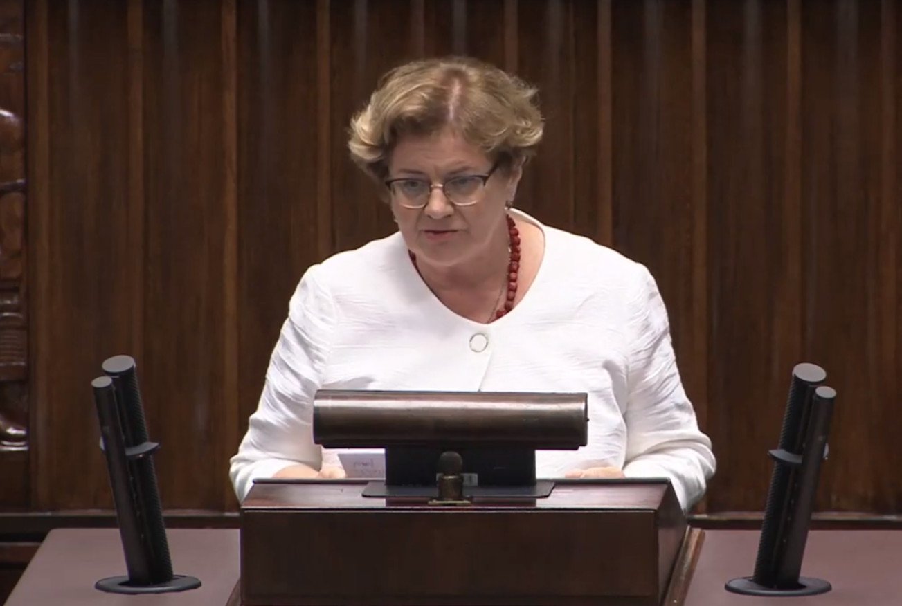 Posłanka PiS Elżbieta Płonka.