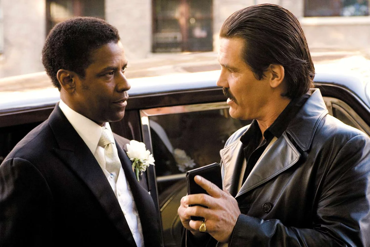 Josh Brolin i Denzel Washington prawie pobili się na planie filmu Ridleya Scotta Josh Brolin i Denzel Washington w "American Gangster"