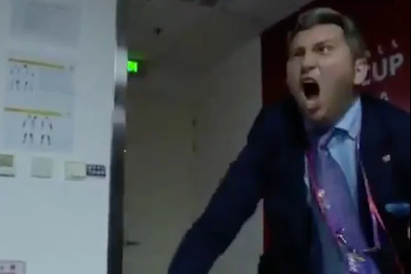 Prezes PZKosz po wygranej z Chinami nie zapanował nad emocjami.