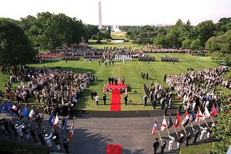 Powitanie Aleksandra Kwaśniewskiego.