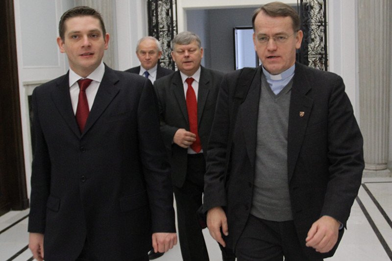Ks. Dariusz Oko gościł w Sejmie na zaproszenie posłów PiS z zespołu ds. przeciwdziałania ateizacji Polski