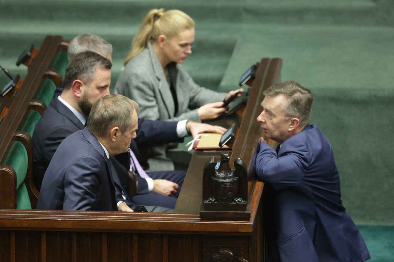 Donald Tusk, Władysław Kosiniak-Kamysz, Barbara Nowacka, Dariusz Wieczorek