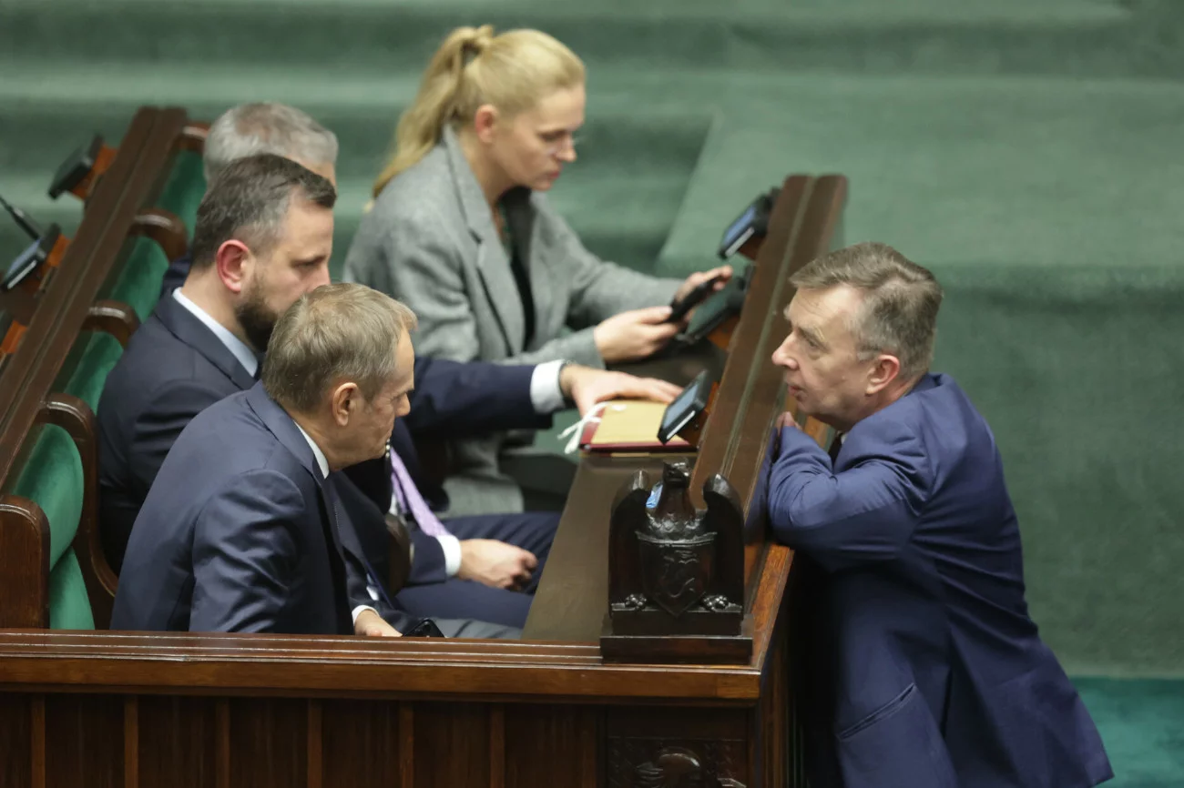 Donald Tusk, Władysław Kosiniak-Kamysz, Barbara Nowacka, Dariusz Wieczorek