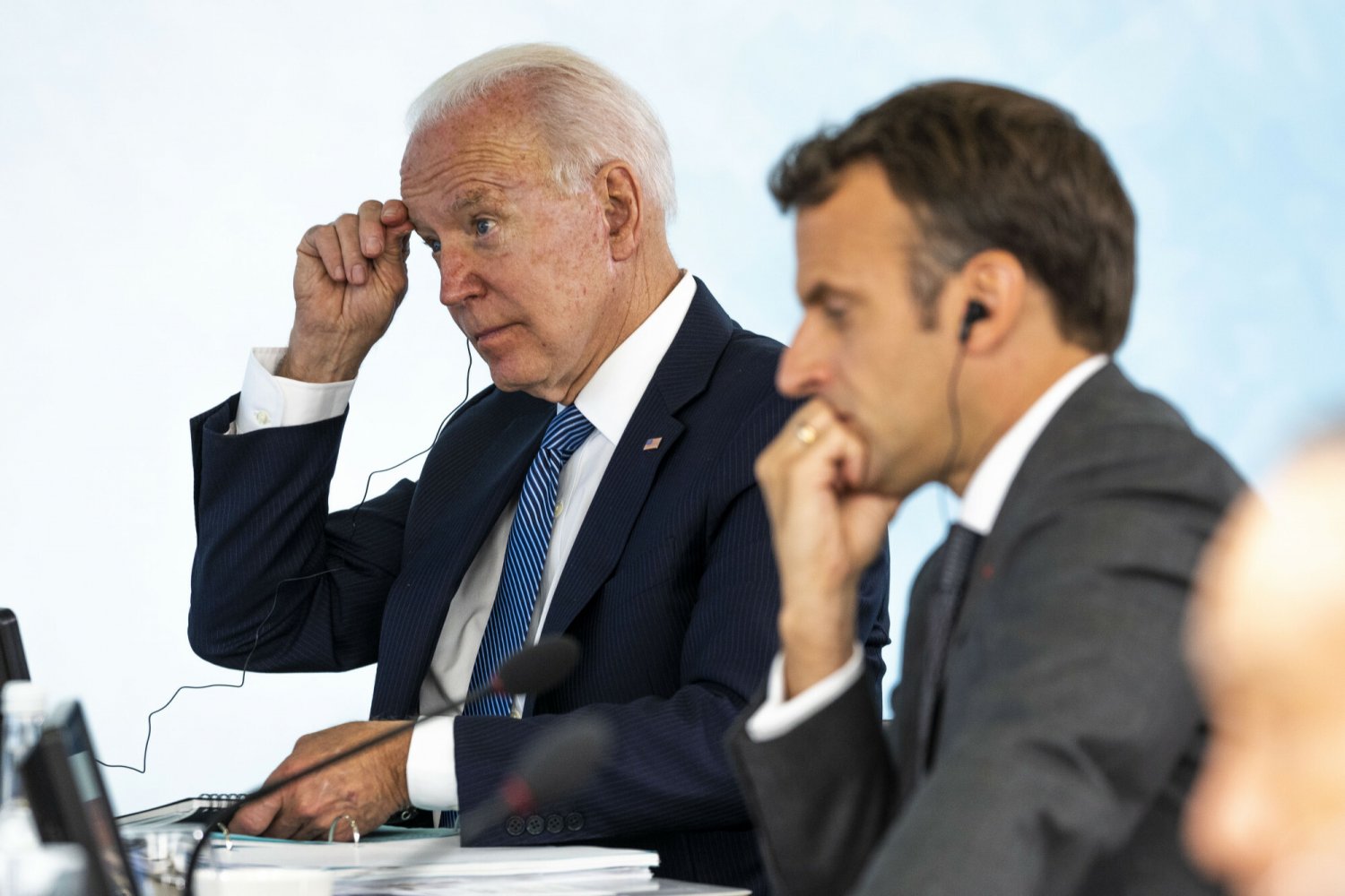 Emmanuel Macron i Joe Biden odbyli rozmowę ws. sytuacji na Ukrainie.