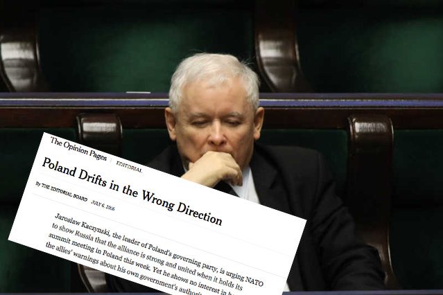 "New York Times" o Kaczyńskim: to klon Putina.