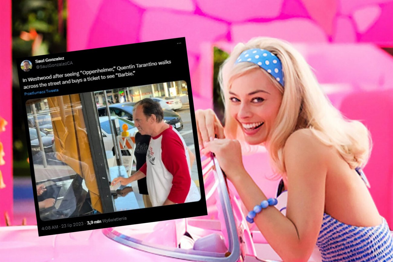 Quentin Tarantino stał się memem po tym, jak obejrzał film "Barbie". Poszło o stopy.