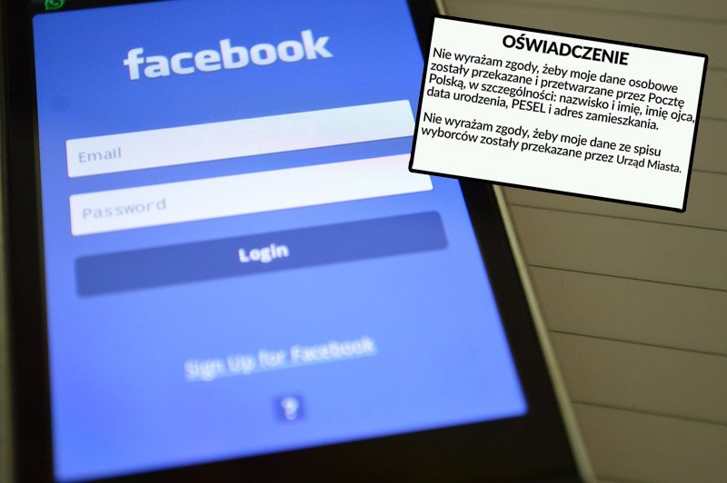 Polacy zaczęli publikować oświadczenie dotyczące przekazania danych do wyborów.