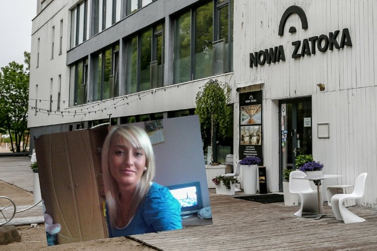 Policja zabezpieczyła teren dawnej Zatoki Sztuki w Sopocie.