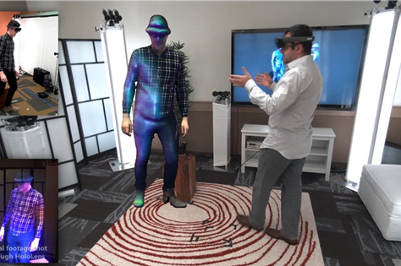 Microsoft prezentuje trójwymiarowe hologramy.