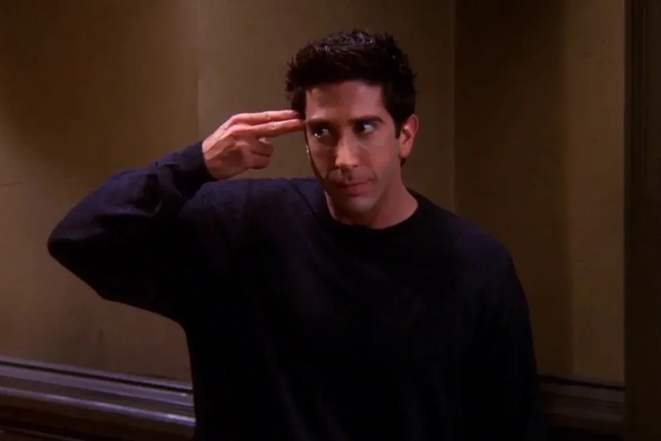 oglądanie seriali, FOMO Ross Geller
