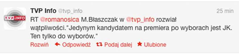 Wypowiedź Mariusza Błaszczaka na antenie TVP Info