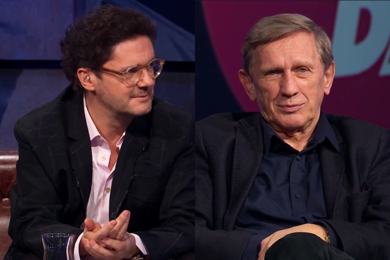 Jan Englert u Kuby Wojewódzkiego. Wymowny żart w kierunku Kaczyńskiego