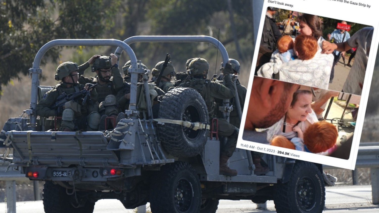 Cywile mają być porywani z zaatakowanego przez Hamas Izraela