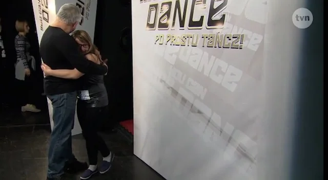 Marta tuż przed wejściem na casting do programu "You Can Dance".