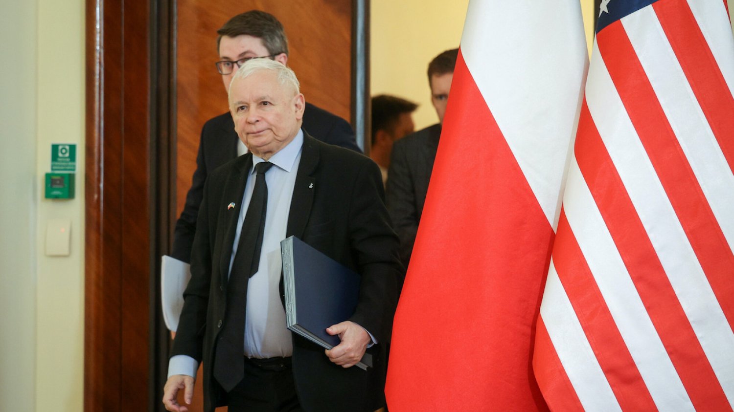 Jarosław Kaczyński, wicepremier ds. bezpieczeństwa i prezes PiS.