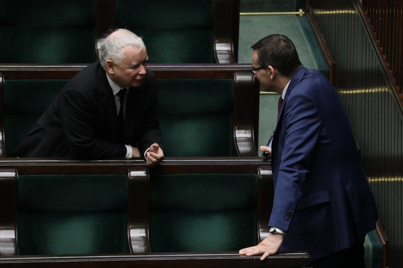 Mateusz Morawiecki ma nadzieję, że doniesienia o odejściu Jarosława Kaczyńskiego to "tylko pogłoski".